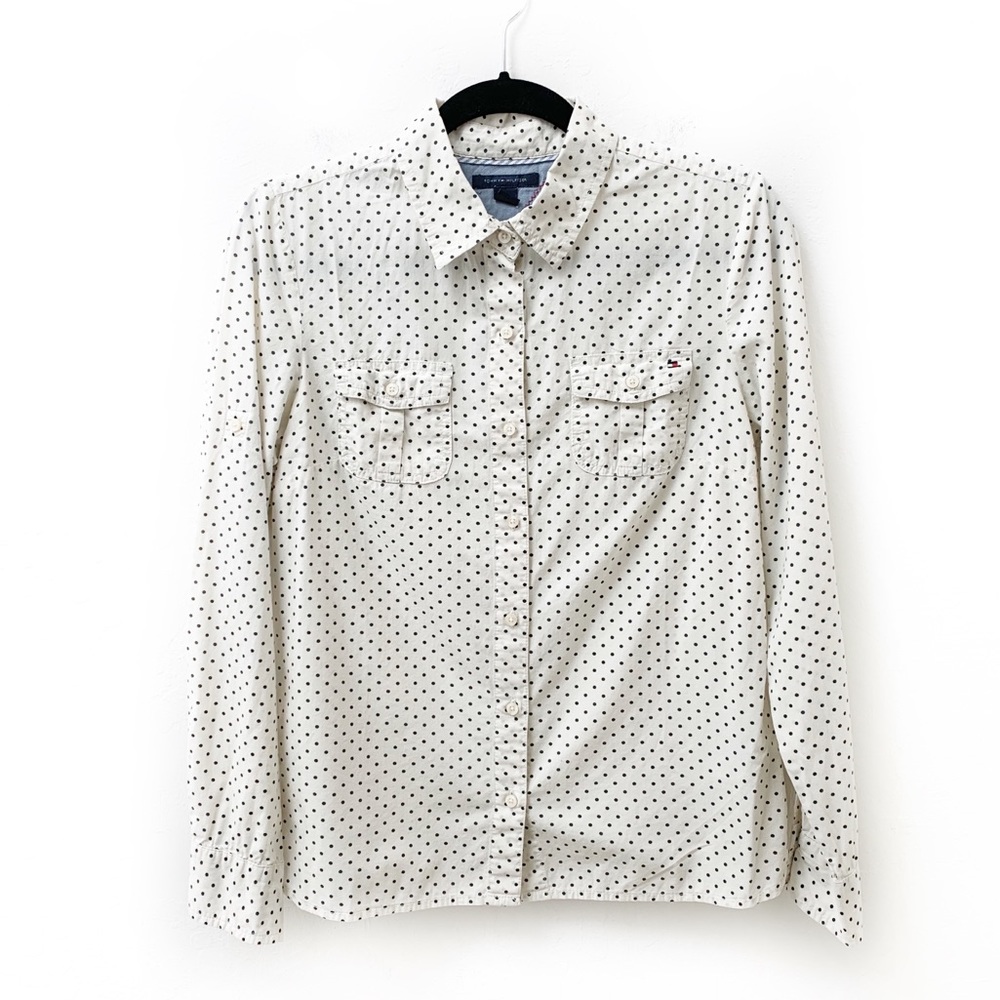 Tommy Hilfiger Polka Dot Button Down